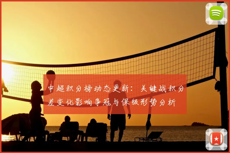 中超积分榜动态更新：关键战积分差变化影响争冠与保级形势分析